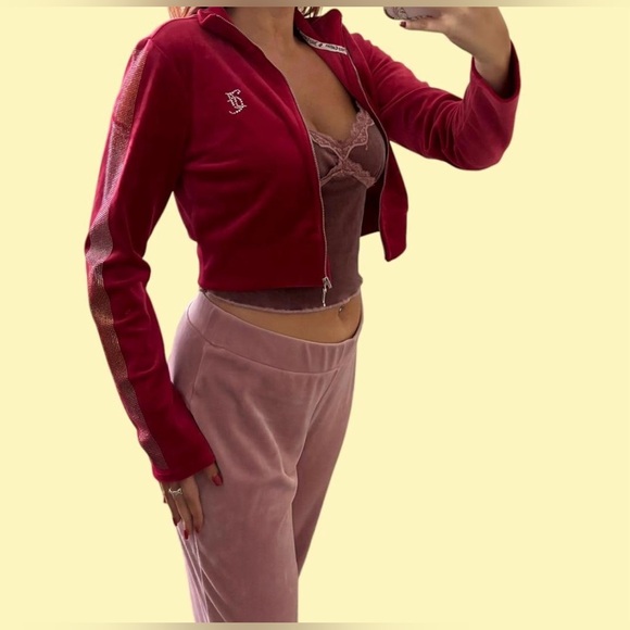Juicy couture M coco red jacket NWT - Picture 1 of 9